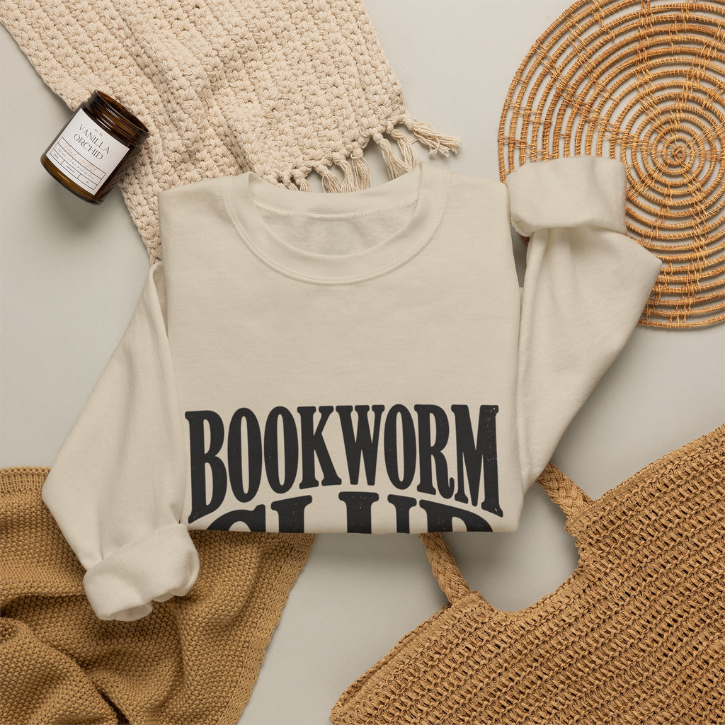 Bookworm Club Sweatshirt – Cozy Book Lover Crewneck