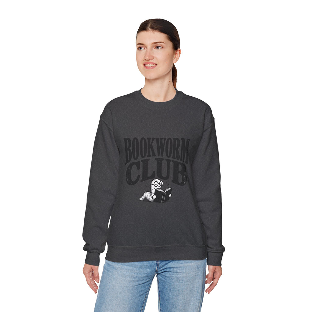 Bookworm Club Sweatshirt – Cozy Book Lover Crewneck