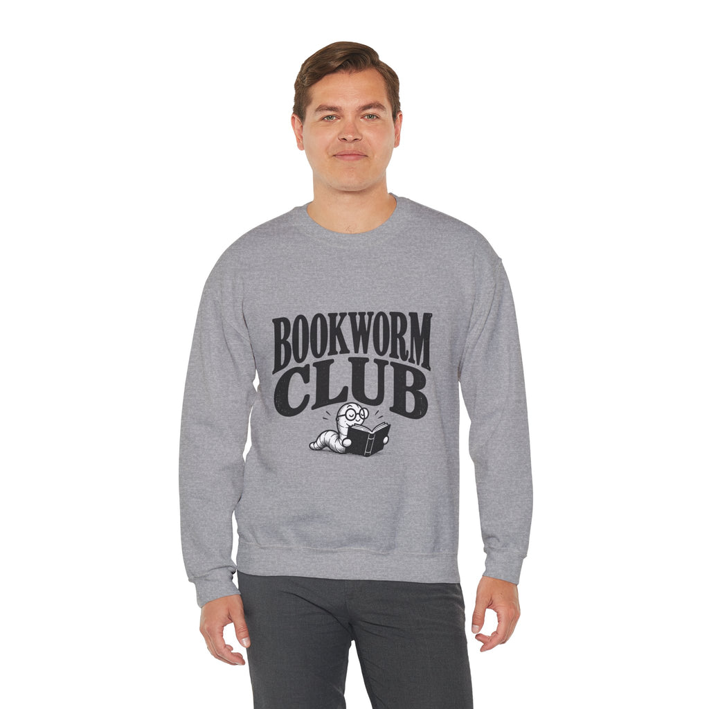 Bookworm Club Sweatshirt – Cozy Book Lover Crewneck