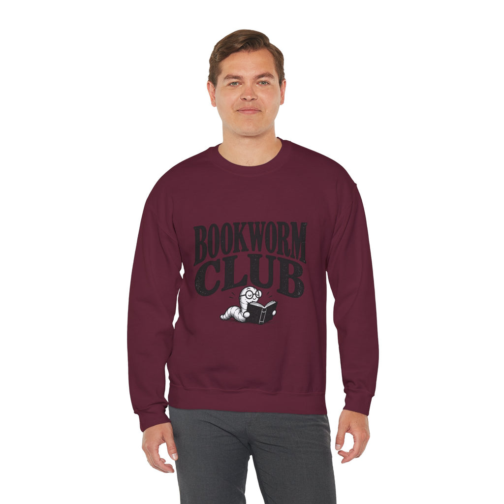 Bookworm Club Sweatshirt – Cozy Book Lover Crewneck