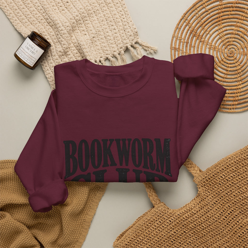 Bookworm Club Sweatshirt – Cozy Book Lover Crewneck