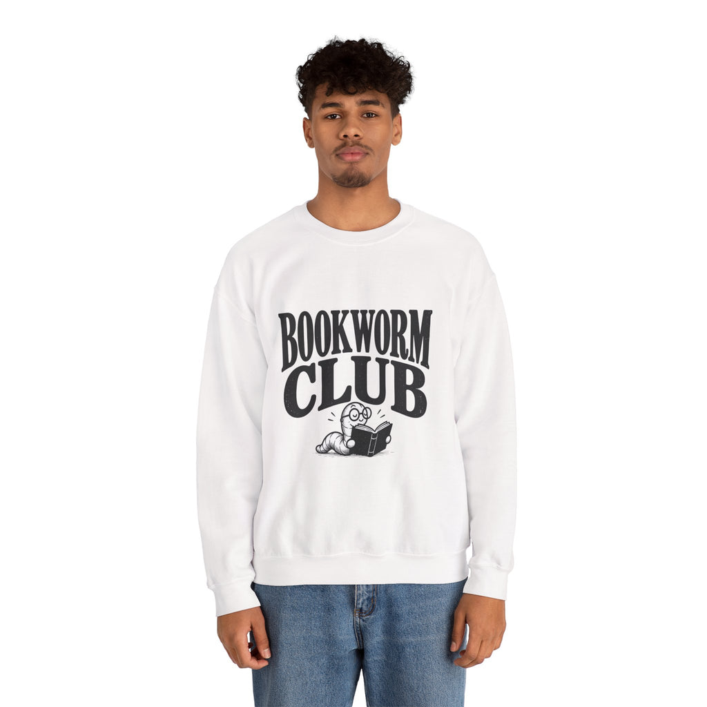 Bookworm Club Sweatshirt – Cozy Book Lover Crewneck