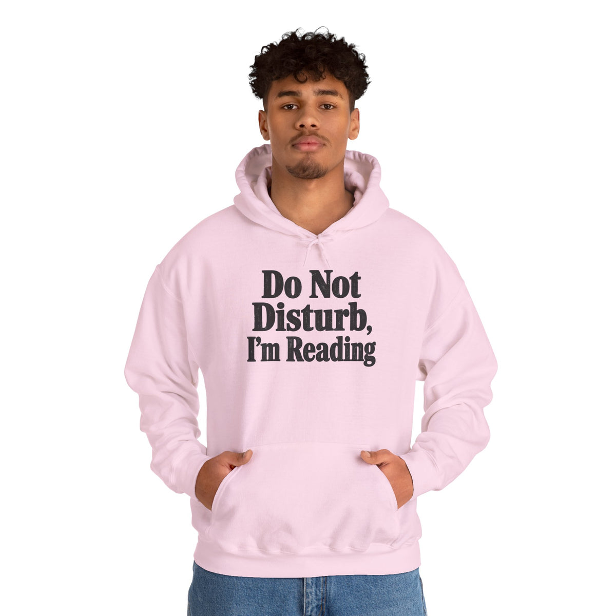 Do Not Disturb, I'm Reading Hoodie – Cozy Book Lover Hooded Sweatshirt