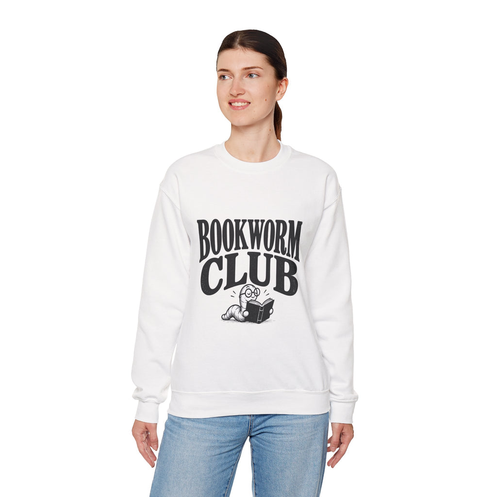 Bookworm Club Sweatshirt – Cozy Book Lover Crewneck