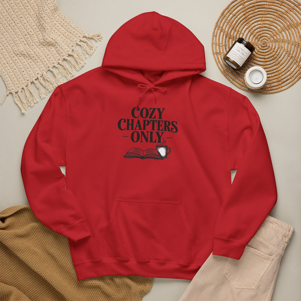 Cozy Chapters Only Hoodie – Book Lover Hooded Sweatshirt