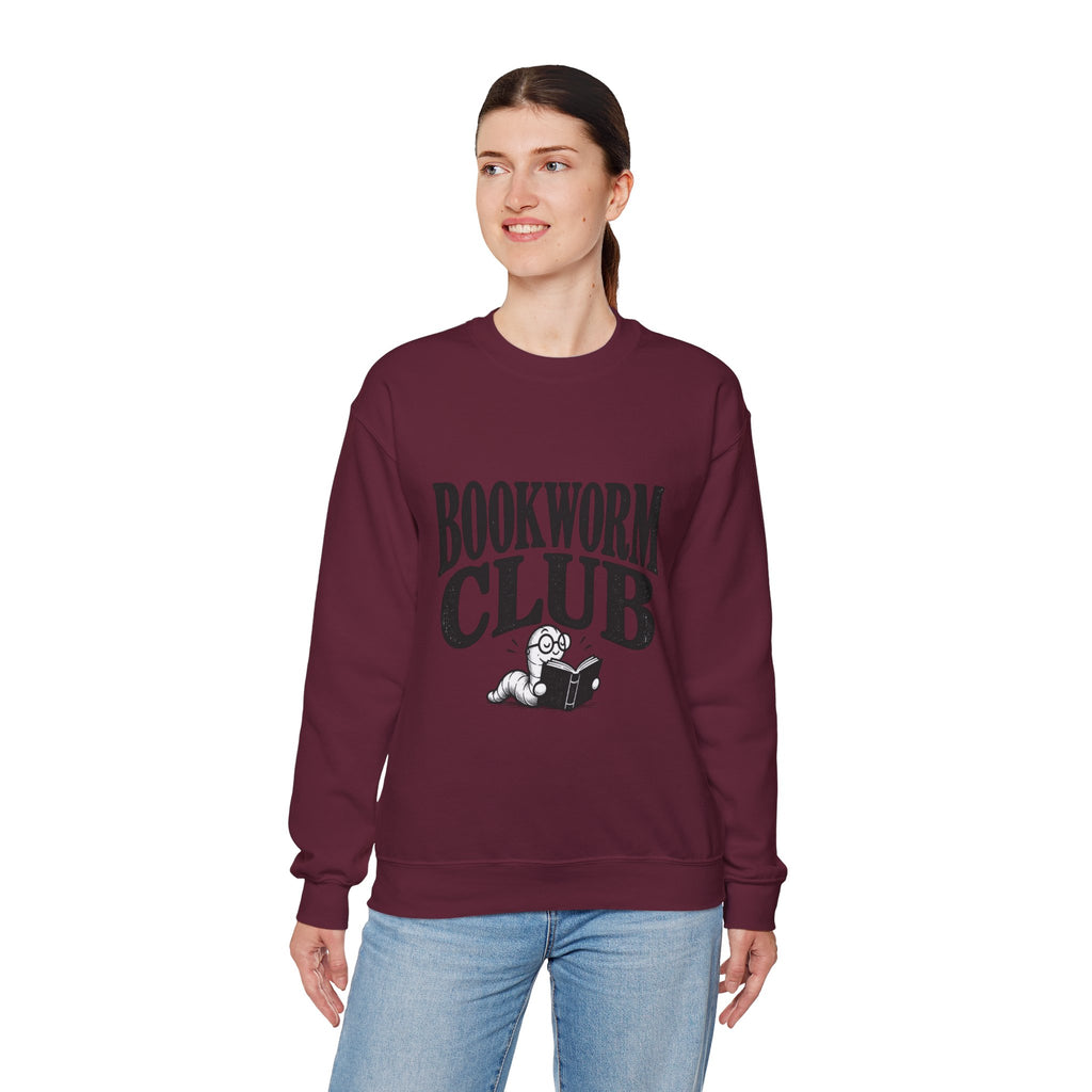 Bookworm Club Sweatshirt – Cozy Book Lover Crewneck