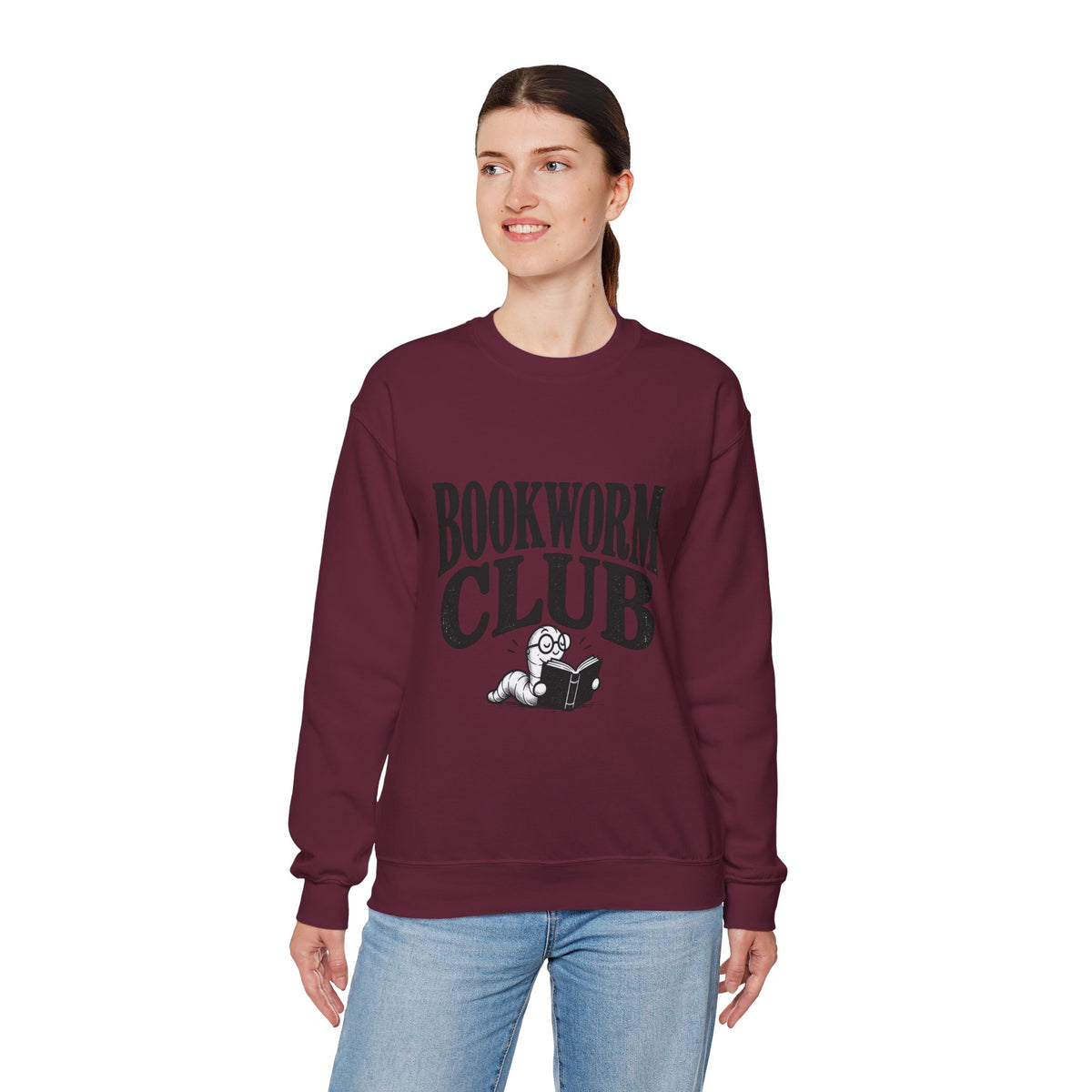 Bookworm Club Sweatshirt – Cozy Book Lover Crewneck