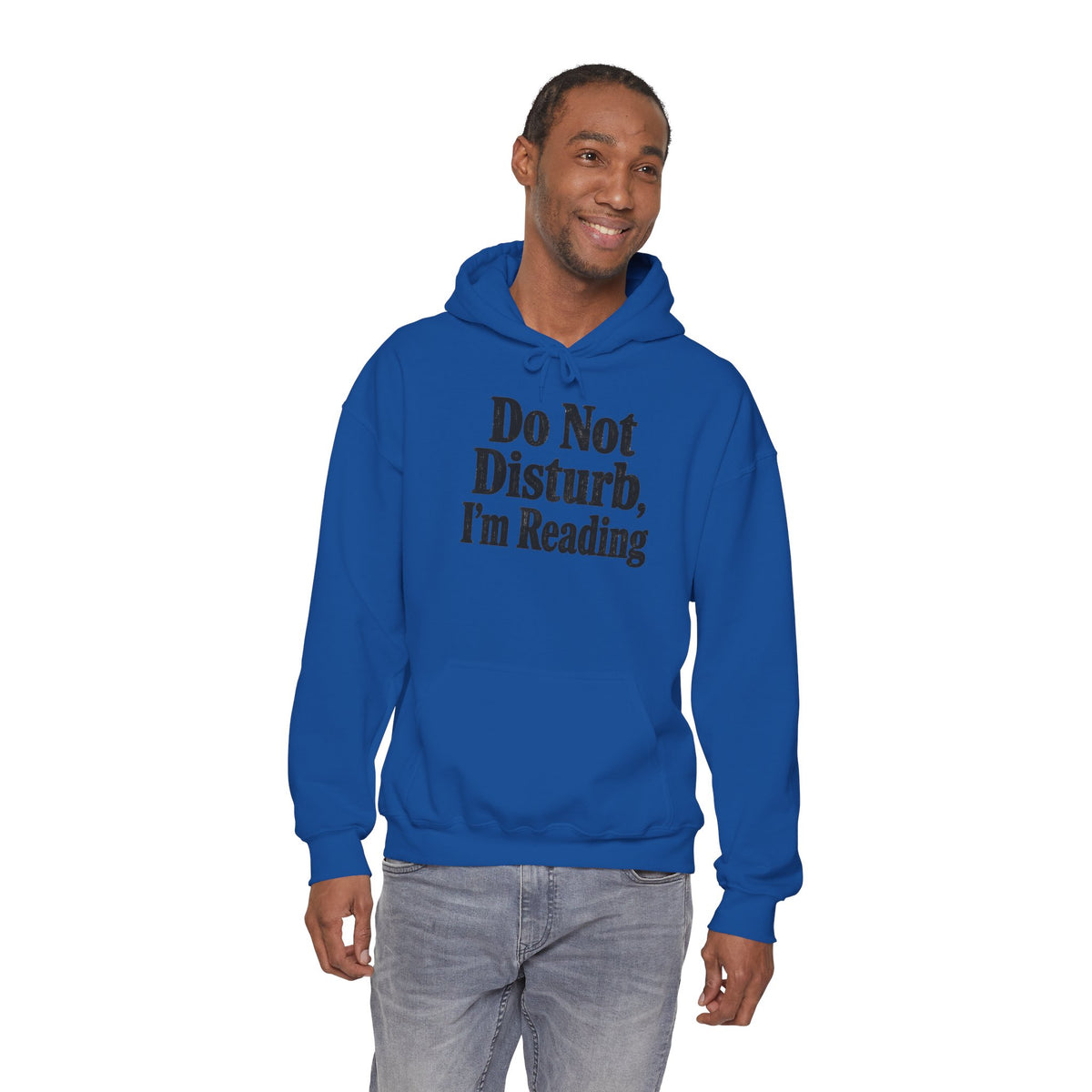 Do Not Disturb, I'm Reading Hoodie – Cozy Book Lover Hooded Sweatshirt