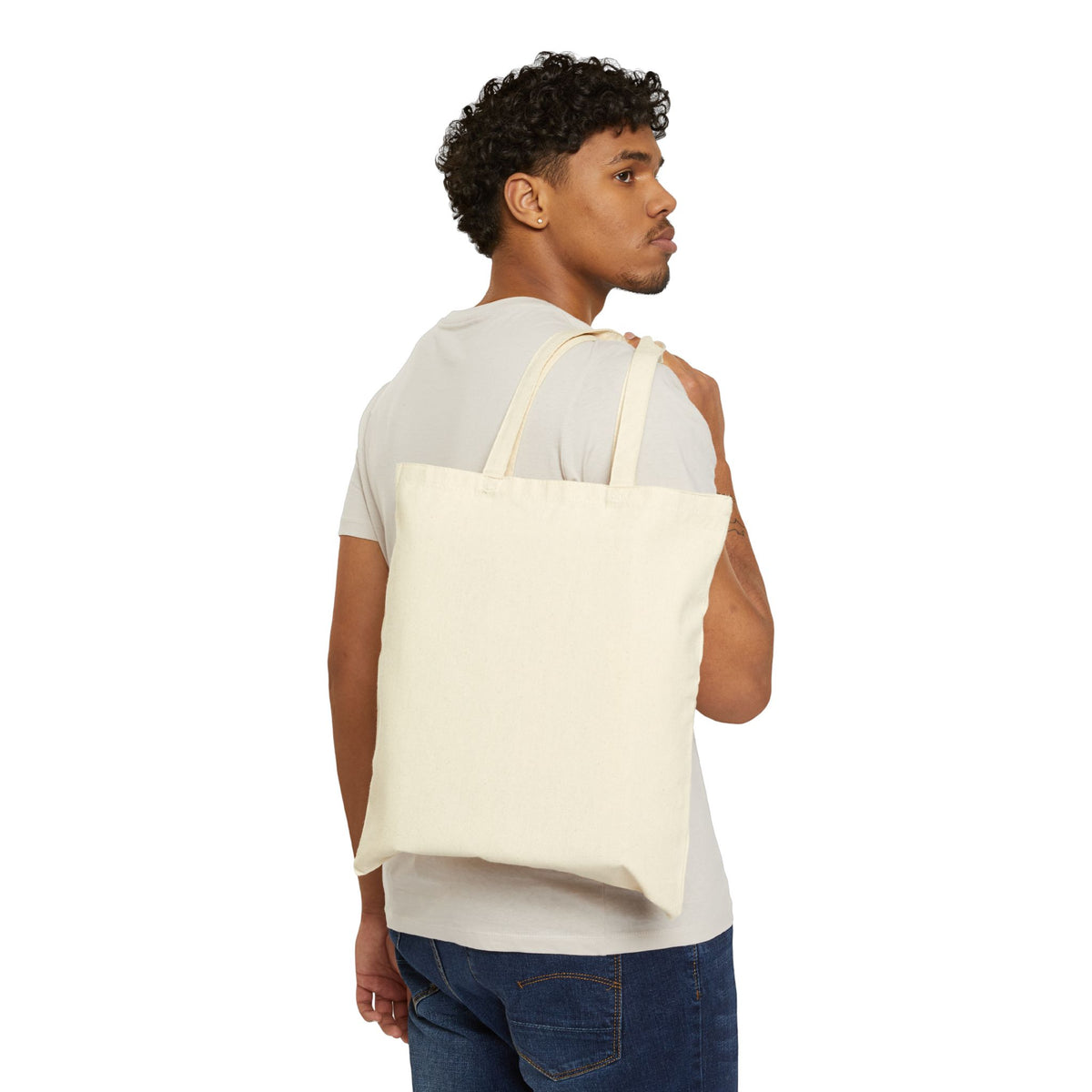 Books Are My Happy Place Canvas Tote Bag – Book Lover Canvas Tote
