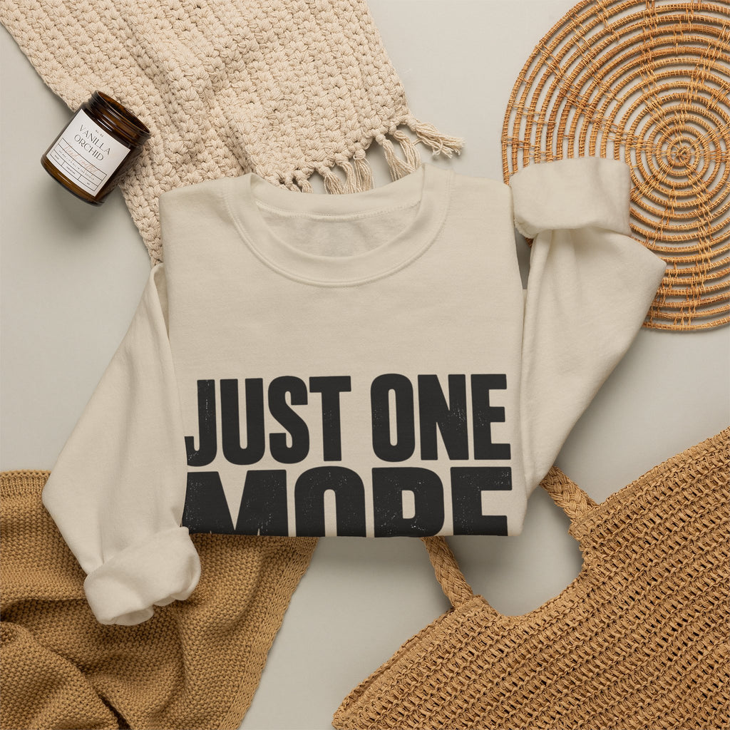 Just One More Chapter Sweatshirt – Cozy Book Lover Crewneck