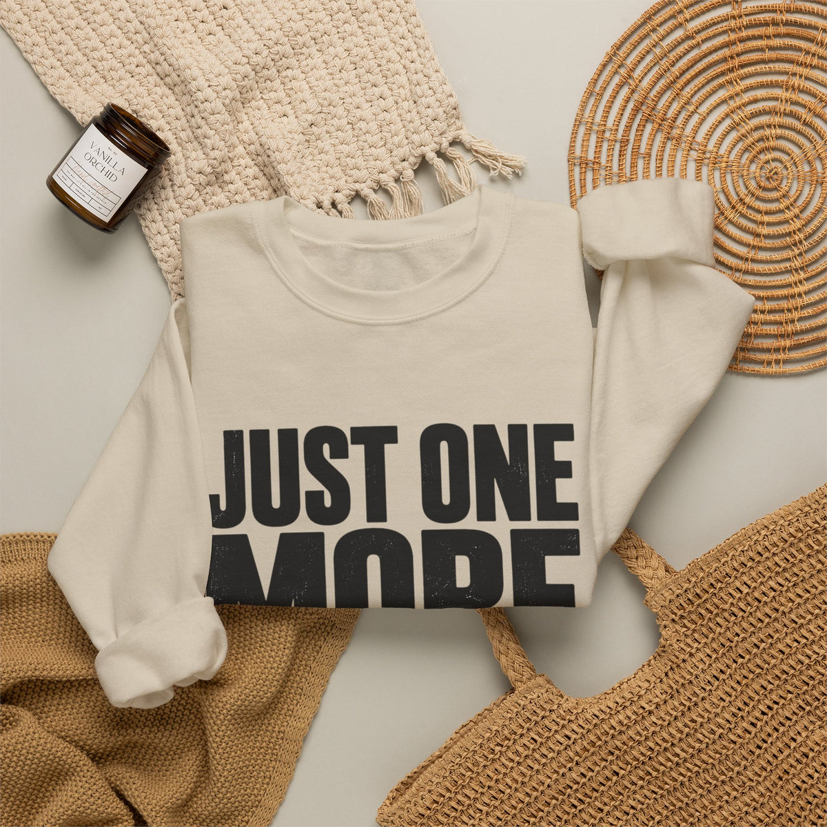 Just One More Chapter Sweatshirt – Cozy Book Lover Crewneck