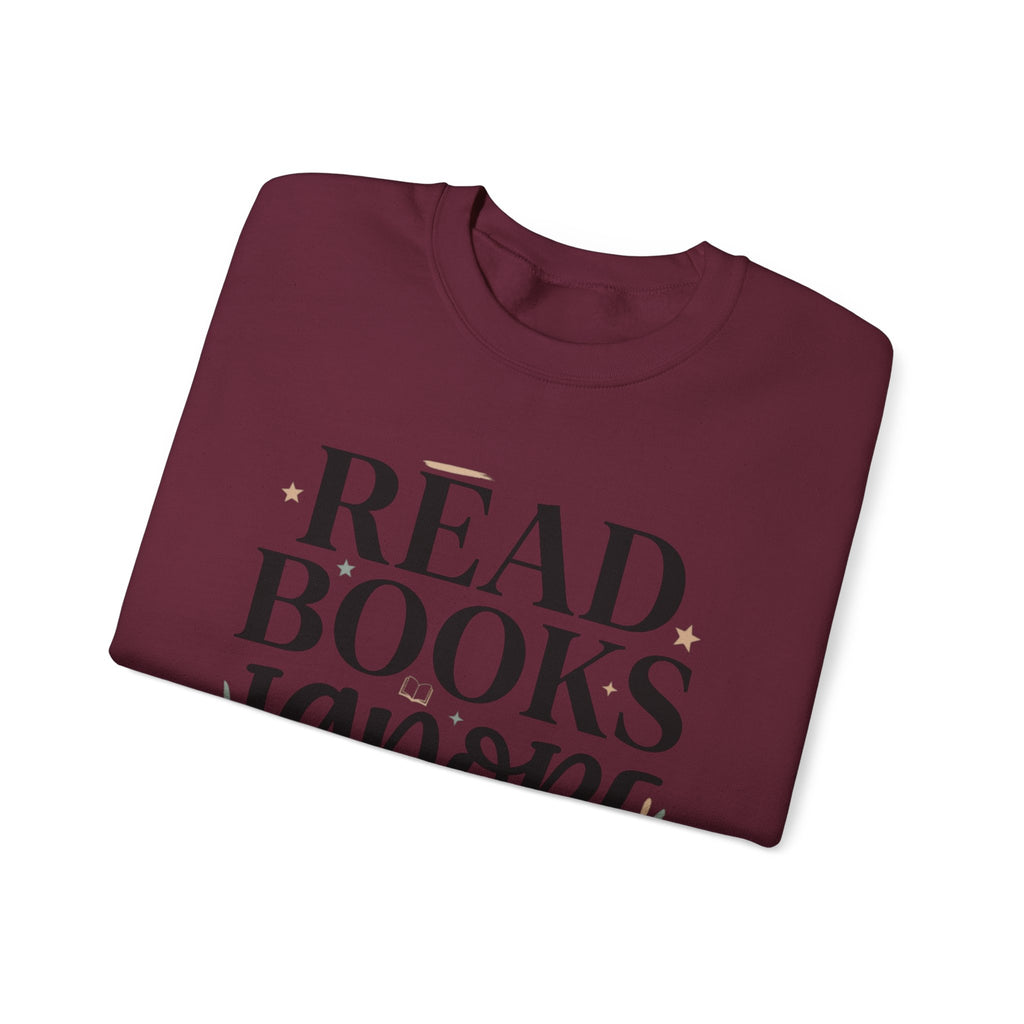 Read Books Ignore Reality Sweatshirt – Cozy Book Lover Crewneck
