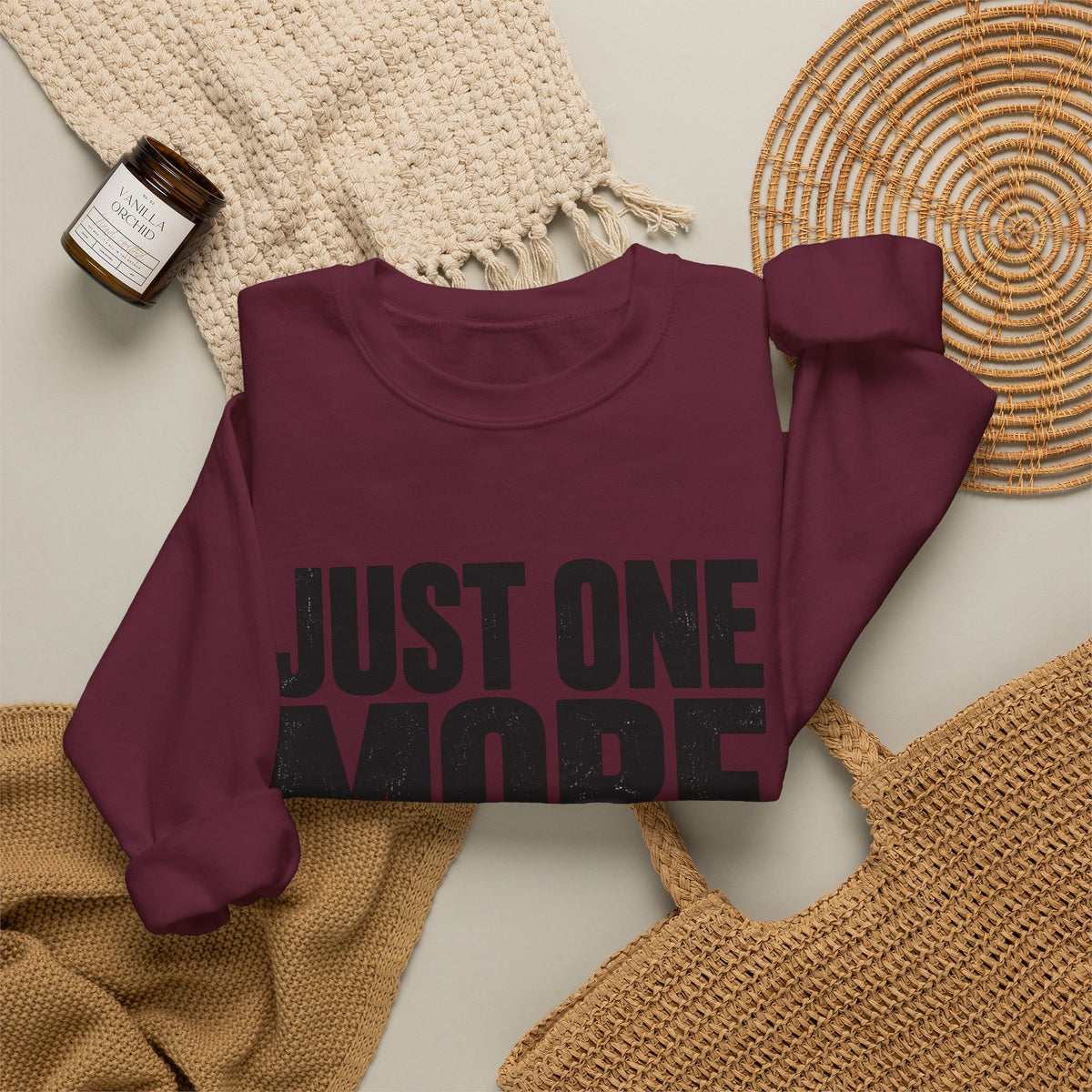 Just One More Chapter Sweatshirt – Cozy Book Lover Crewneck