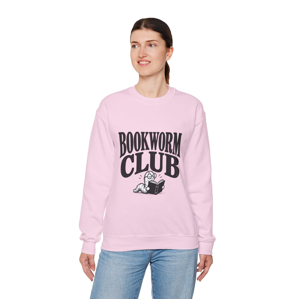 Bookworm Club Sweatshirt – Cozy Book Lover Crewneck