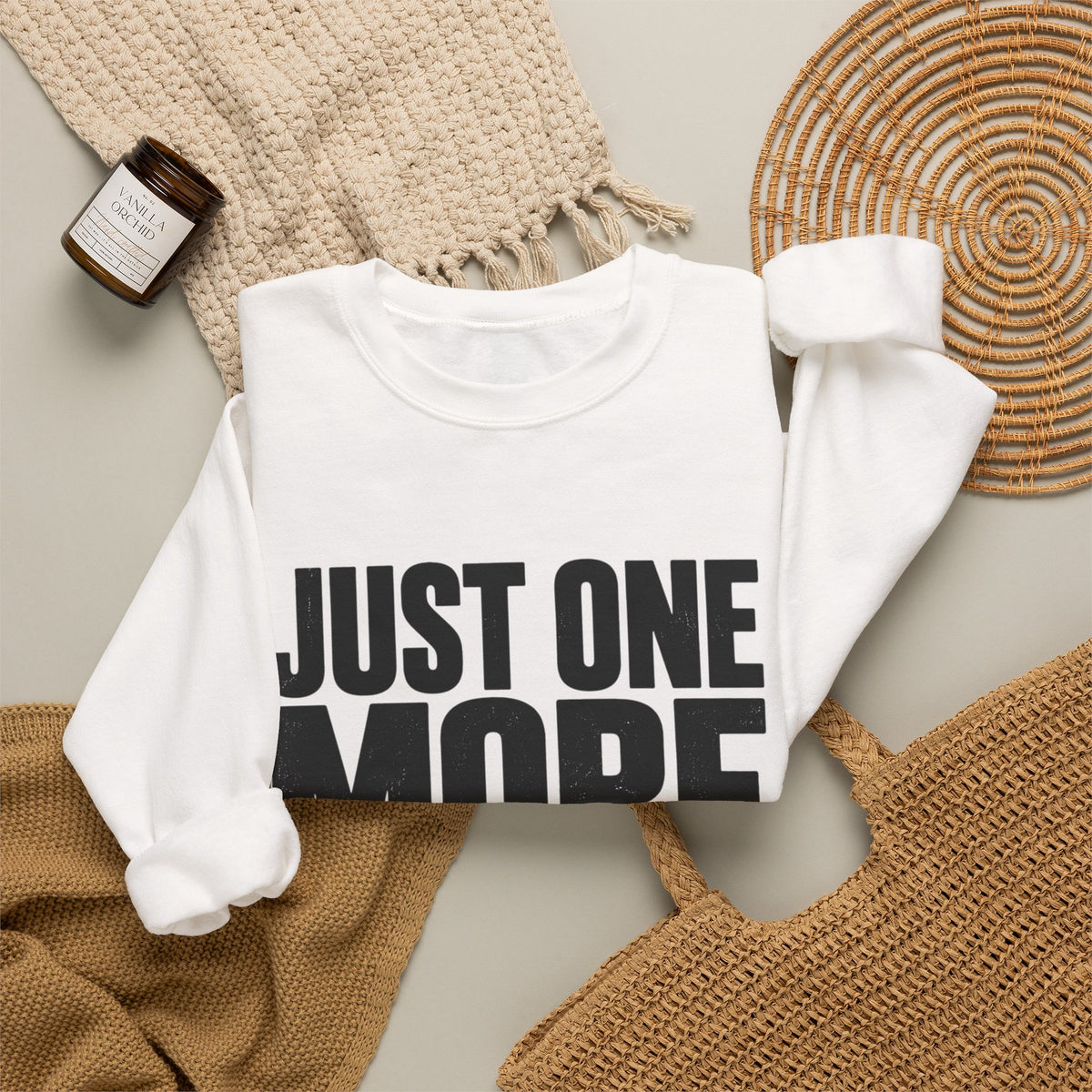 Just One More Chapter Sweatshirt – Cozy Book Lover Crewneck