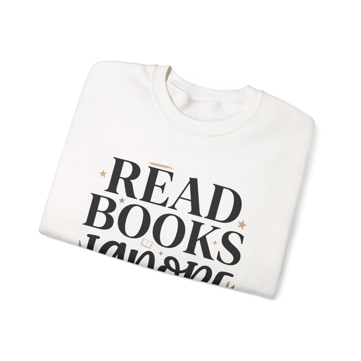 Read Books Ignore Reality Sweatshirt – Cozy Book Lover Crewneck