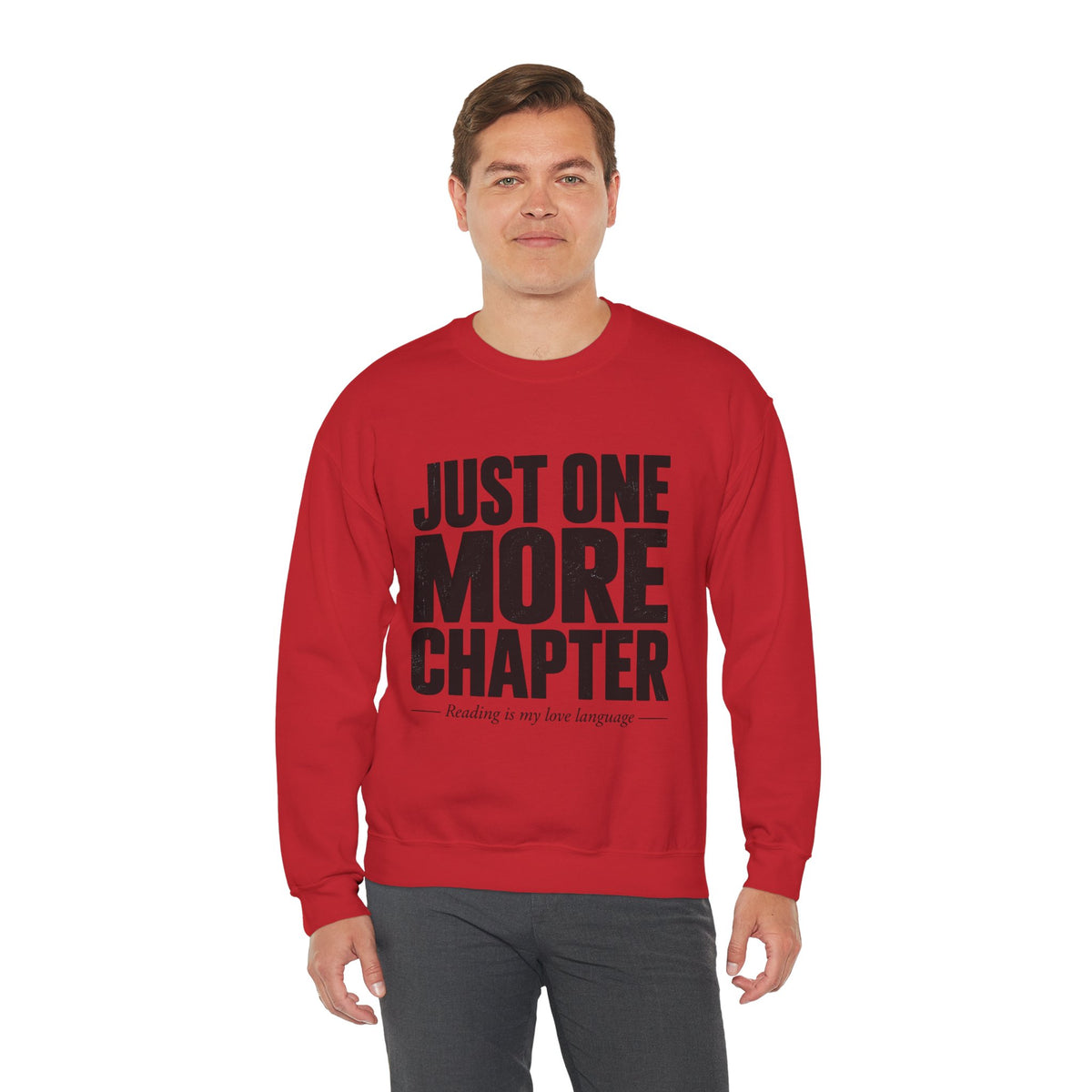 Just One More Chapter Sweatshirt – Cozy Book Lover Crewneck