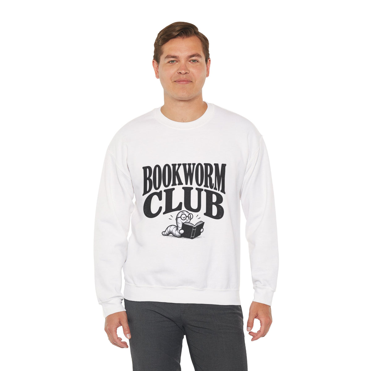 Bookworm Club Sweatshirt – Cozy Book Lover Crewneck