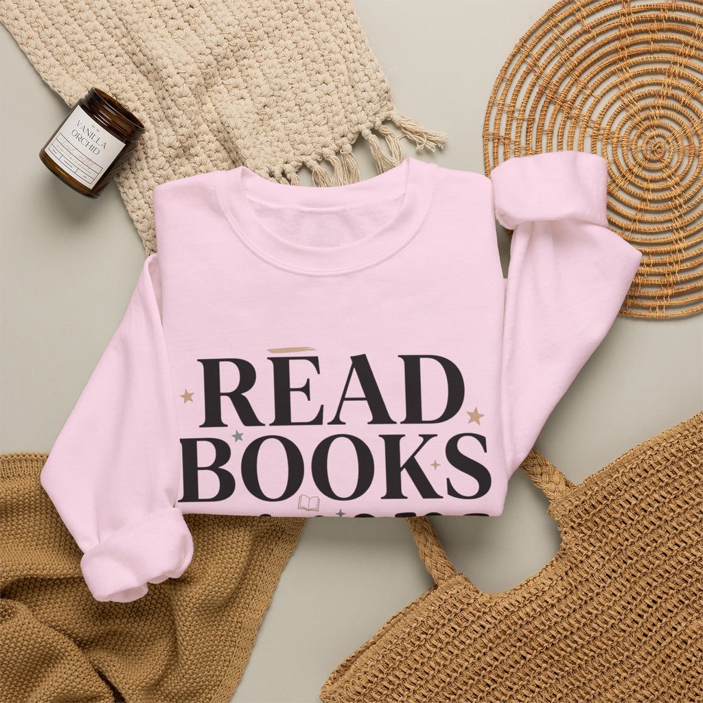 Read Books Ignore Reality Sweatshirt – Cozy Book Lover Crewneck
