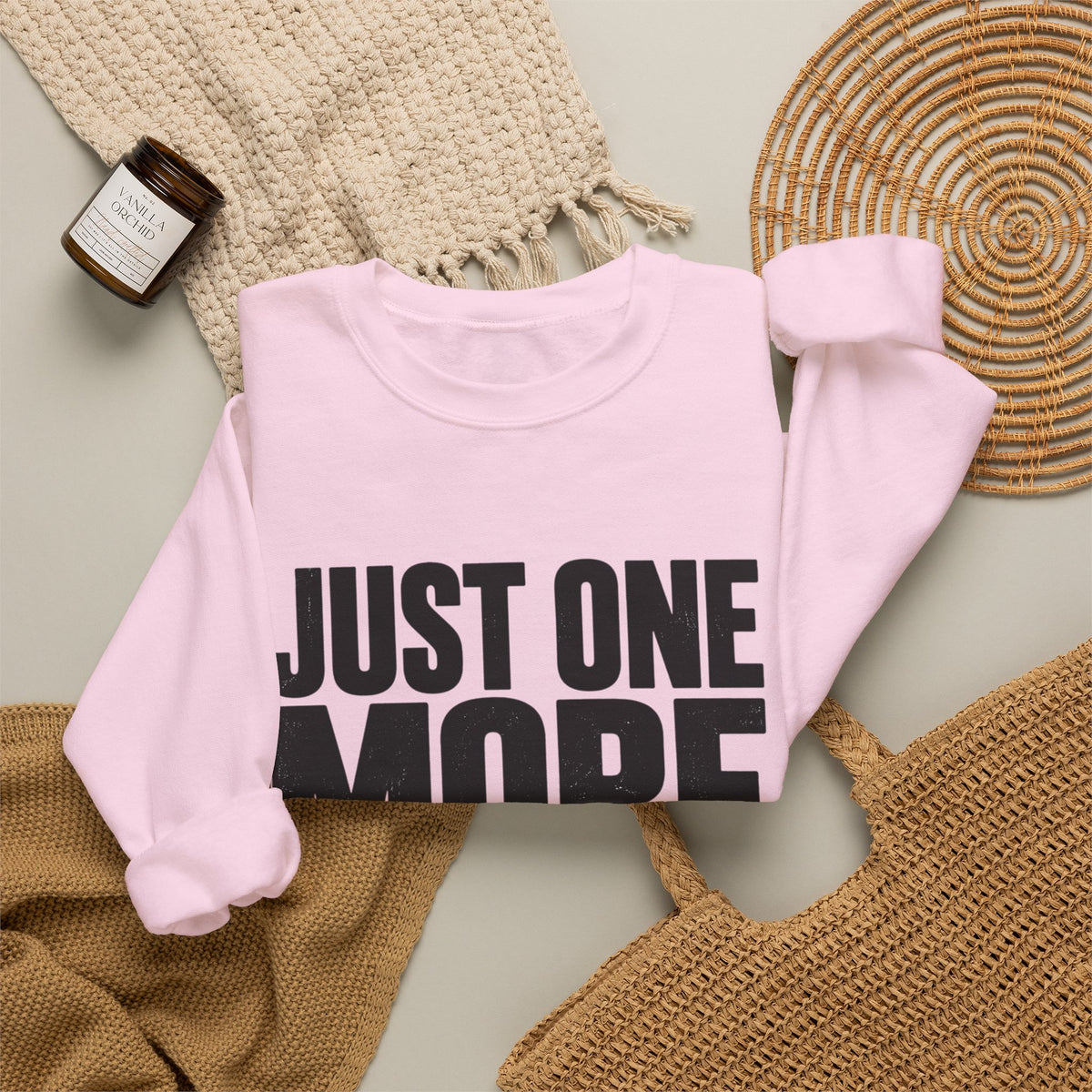 Just One More Chapter Sweatshirt – Cozy Book Lover Crewneck