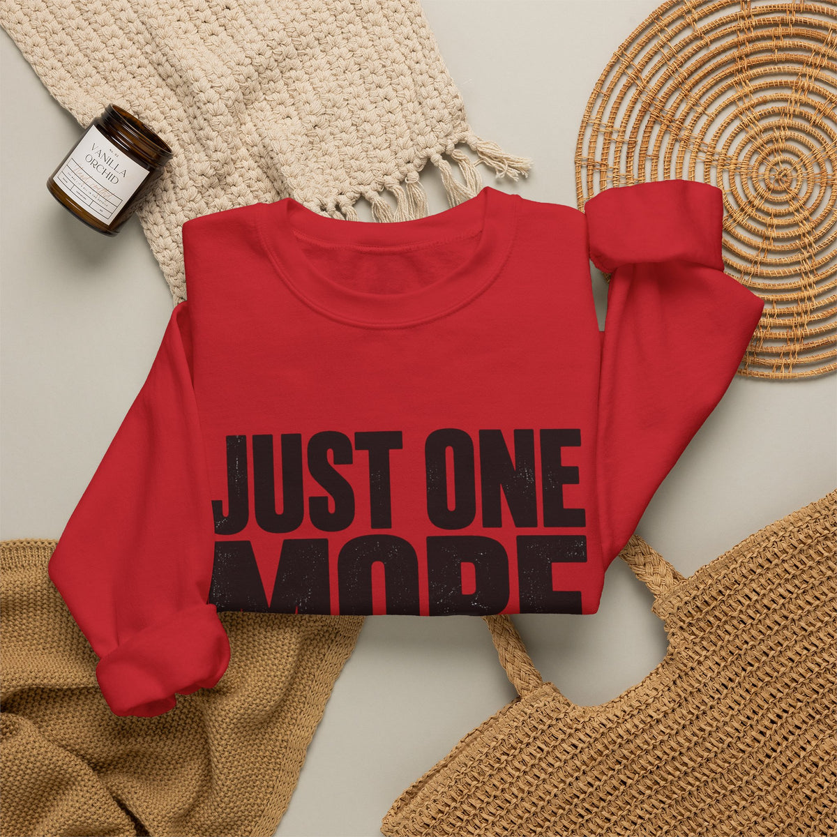 Just One More Chapter Sweatshirt – Cozy Book Lover Crewneck