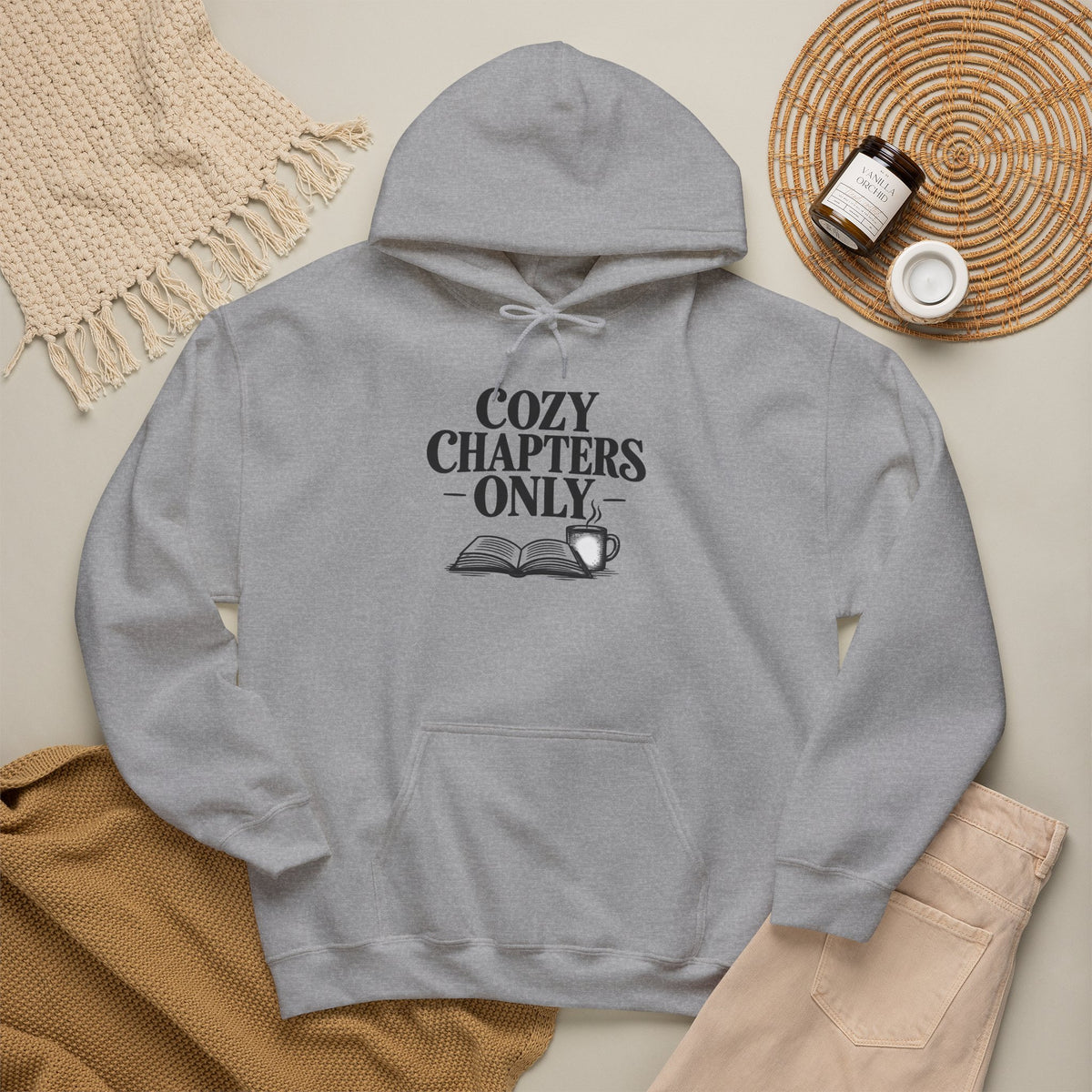 Cozy Chapters Only Hoodie – Book Lover Hooded Sweatshirt