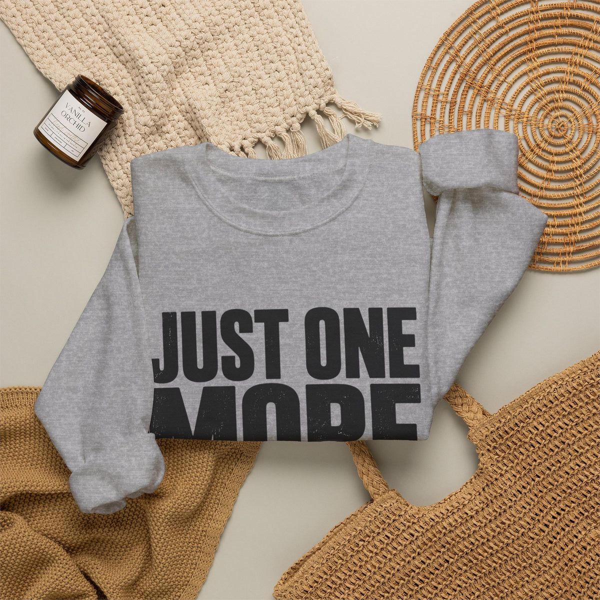 Just One More Chapter Sweatshirt – Cozy Book Lover Crewneck