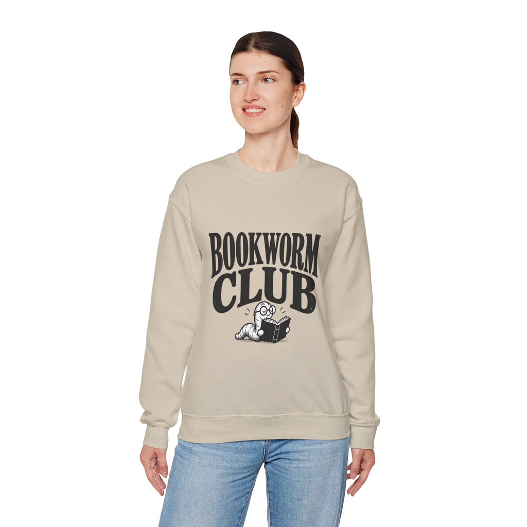 Bookworm Club Sweatshirt – Cozy Book Lover Crewneck