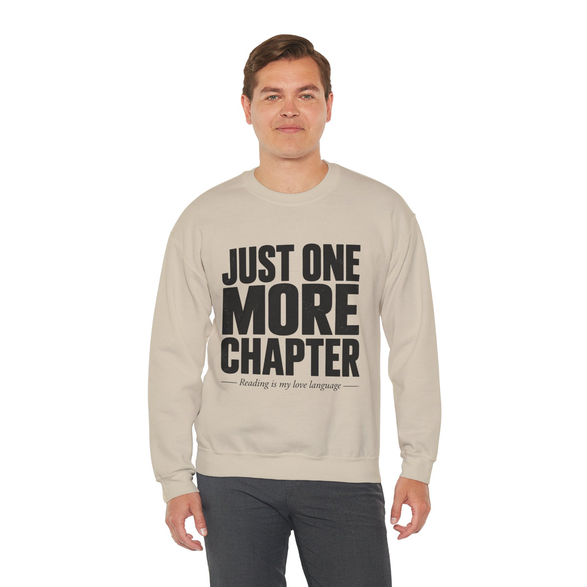 Just One More Chapter Sweatshirt – Cozy Book Lover Crewneck