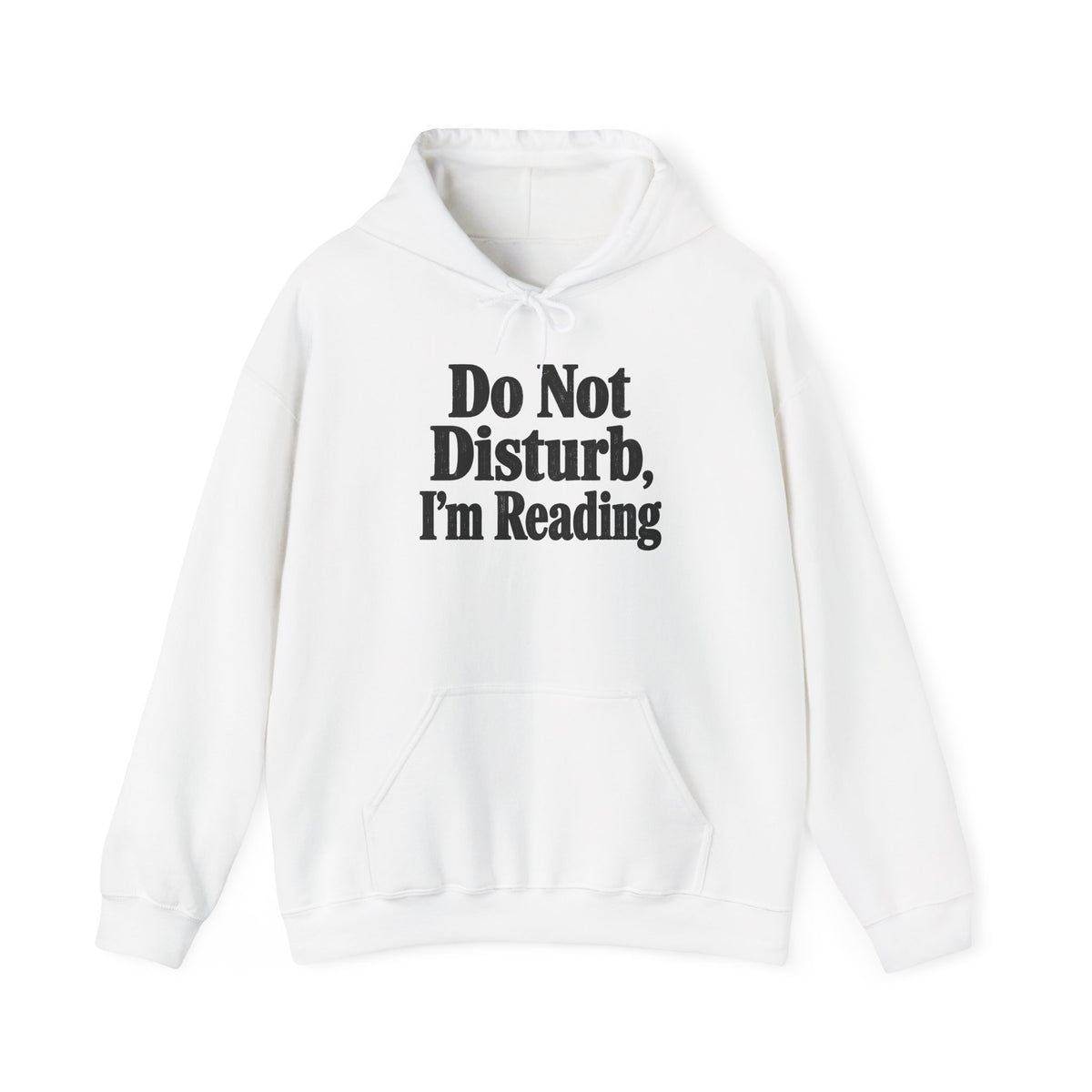 Do Not Disturb, I'm Reading Hoodie – Cozy Book Lover Hooded Sweatshirt