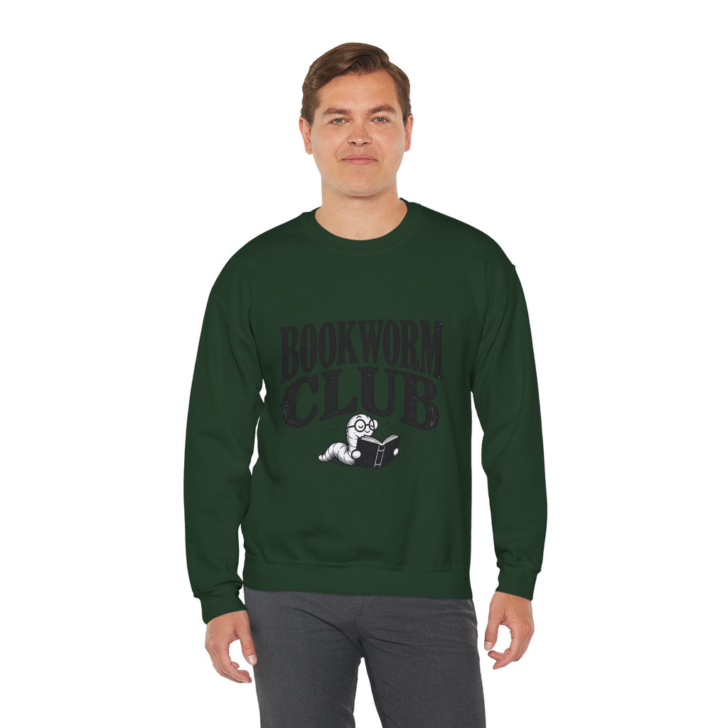 Bookworm Club Sweatshirt – Cozy Book Lover Crewneck