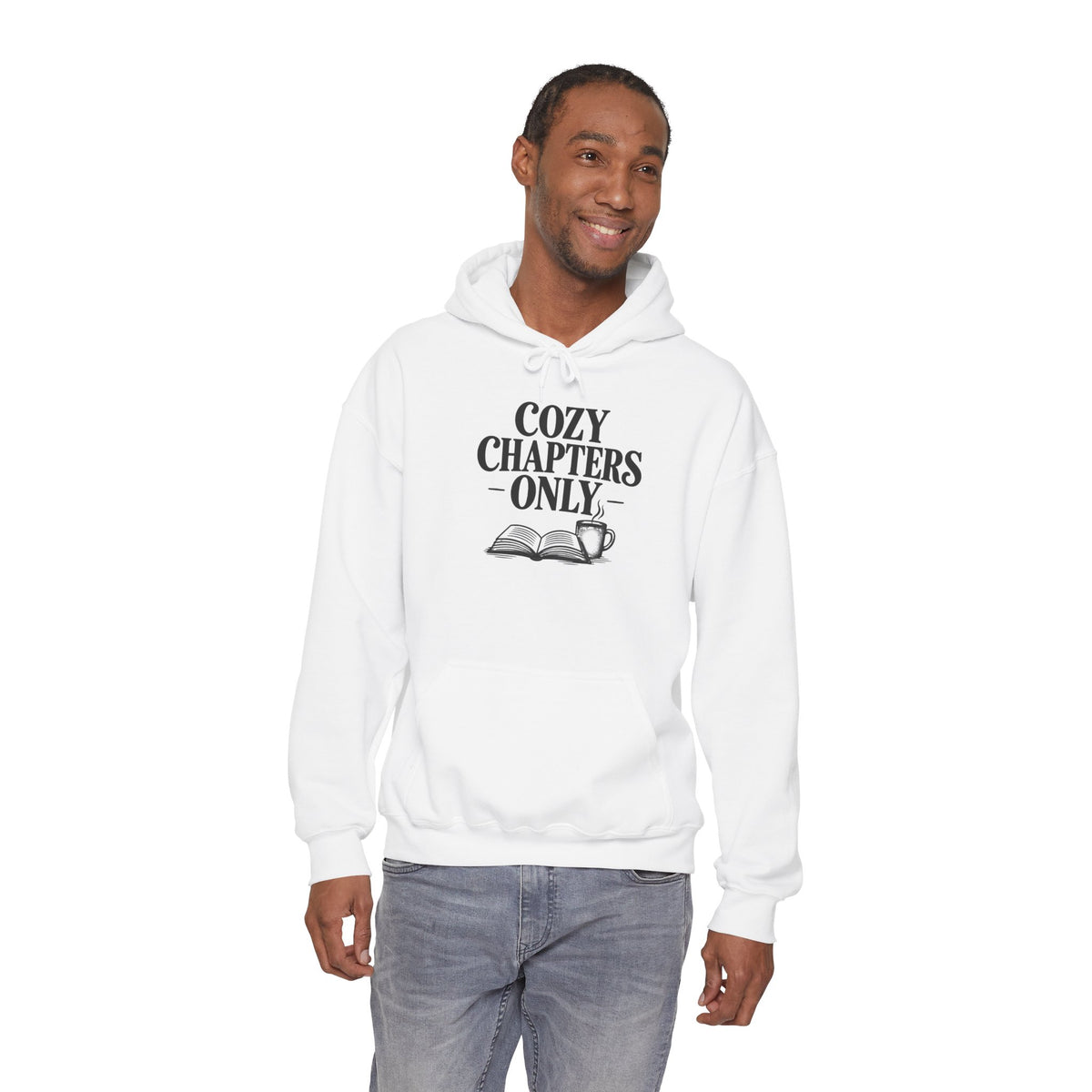 Cozy Chapters Only Hoodie – Book Lover Hooded Sweatshirt