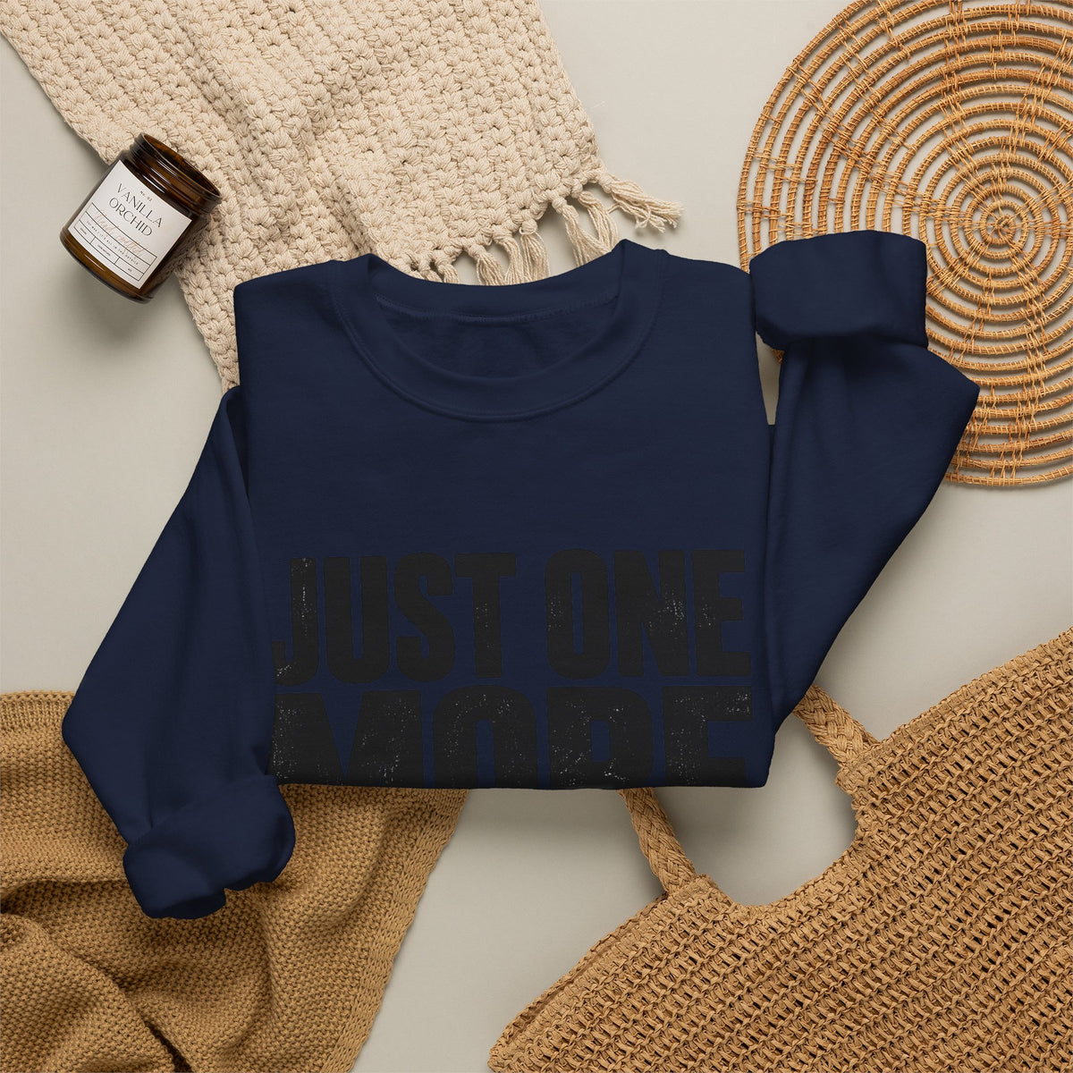 Just One More Chapter Sweatshirt – Cozy Book Lover Crewneck