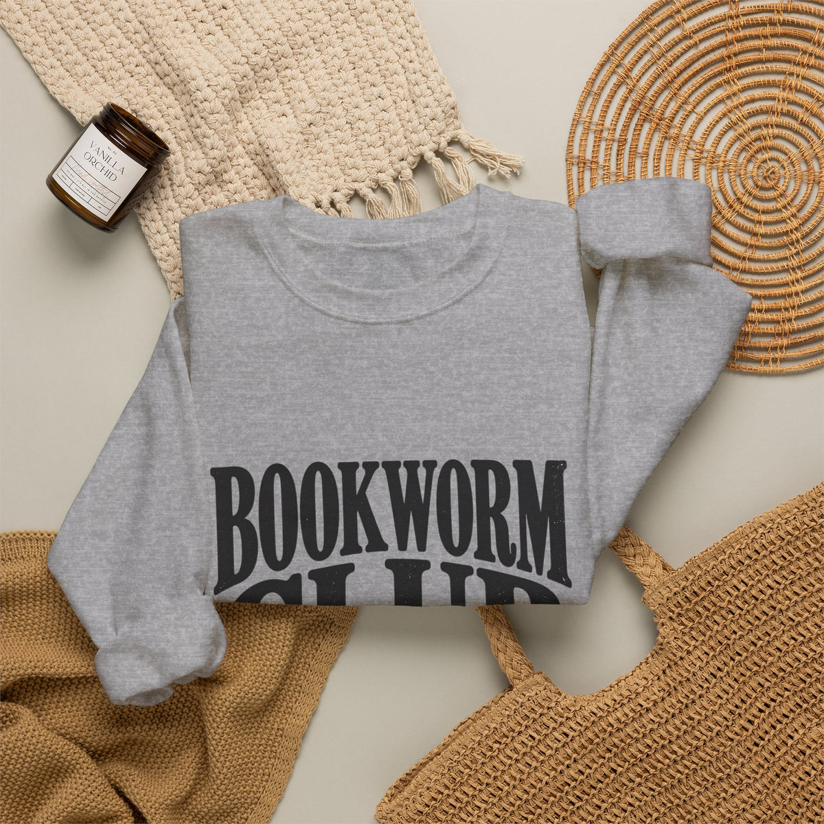 Bookworm Club Sweatshirt – Cozy Book Lover Crewneck