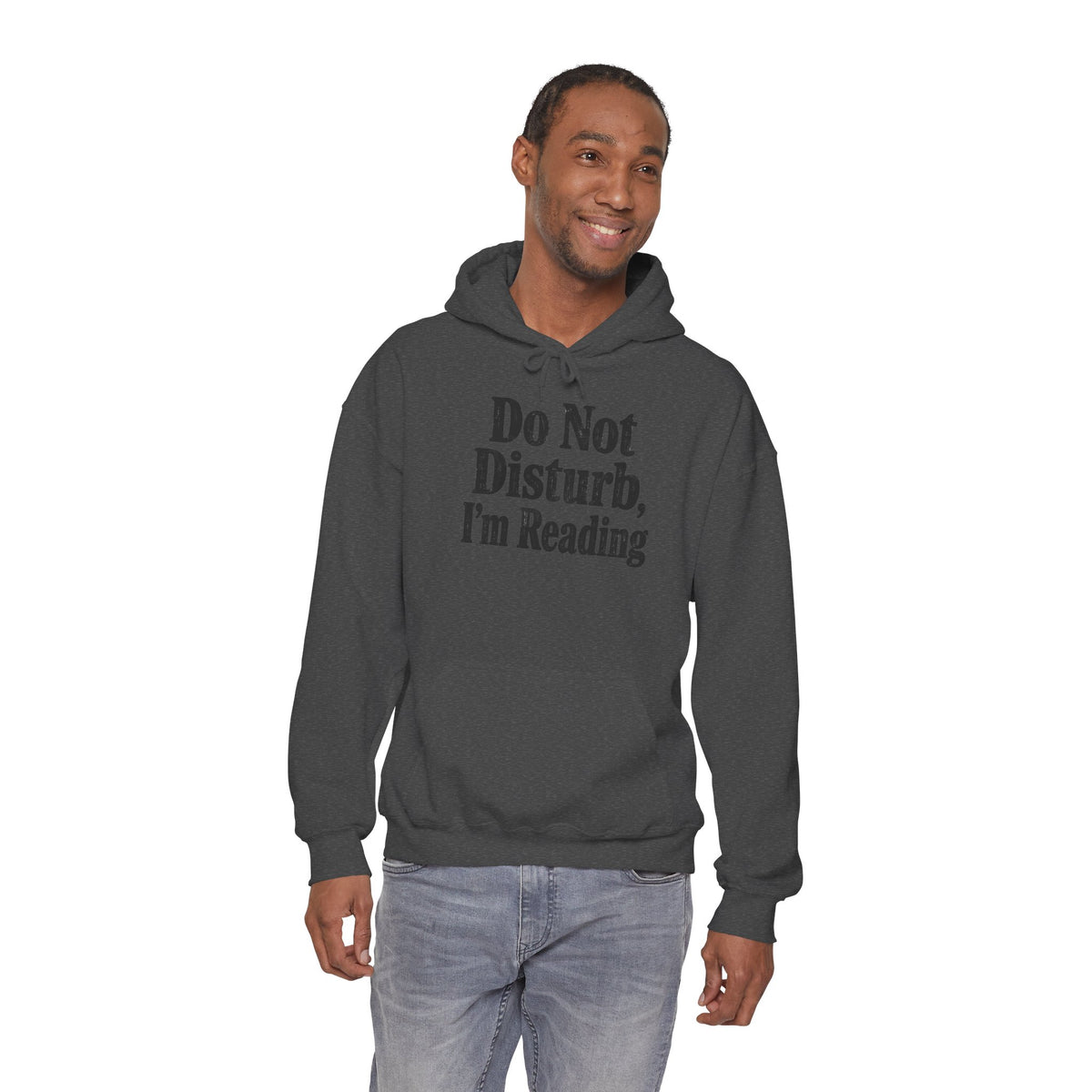 Do Not Disturb, I'm Reading Hoodie – Cozy Book Lover Hooded Sweatshirt