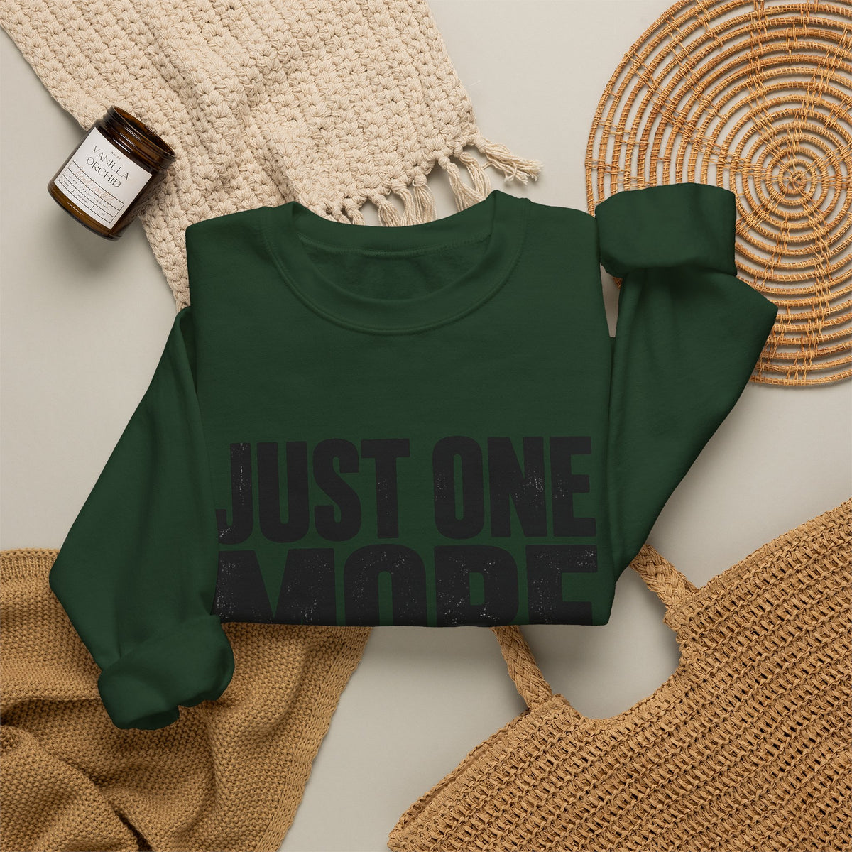 Just One More Chapter Sweatshirt – Cozy Book Lover Crewneck