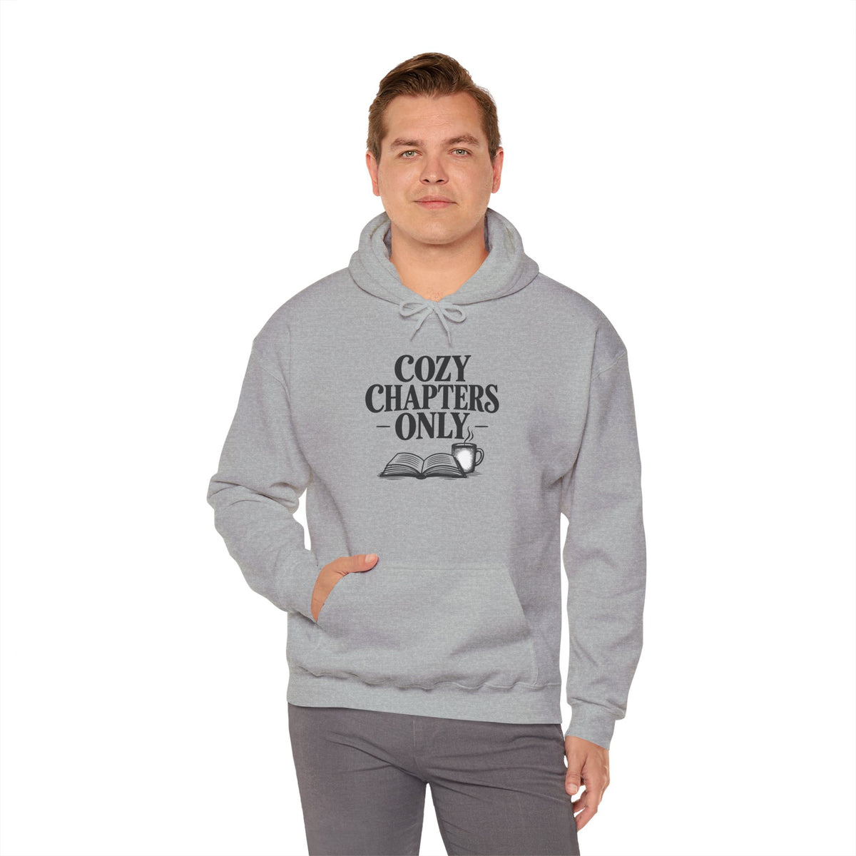 Cozy Chapters Only Hoodie – Book Lover Hooded Sweatshirt