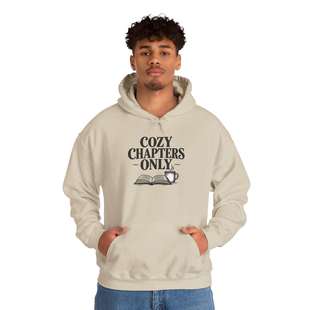 Cozy Chapters Only Hoodie – Book Lover Hooded Sweatshirt
