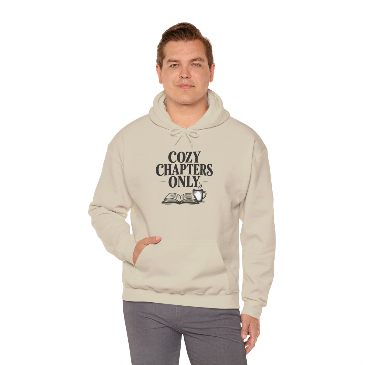 Cozy Chapters Only Hoodie – Book Lover Hooded Sweatshirt