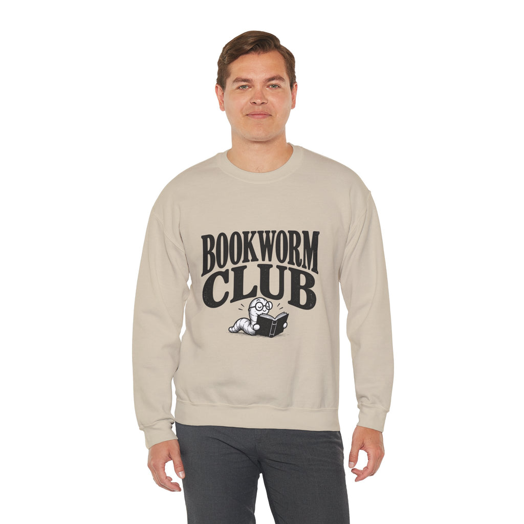 Bookworm Club Sweatshirt – Cozy Book Lover Crewneck