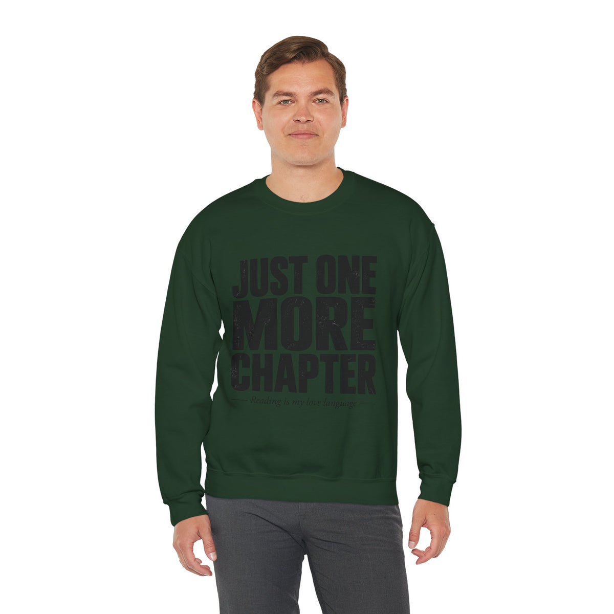 Just One More Chapter Sweatshirt – Cozy Book Lover Crewneck