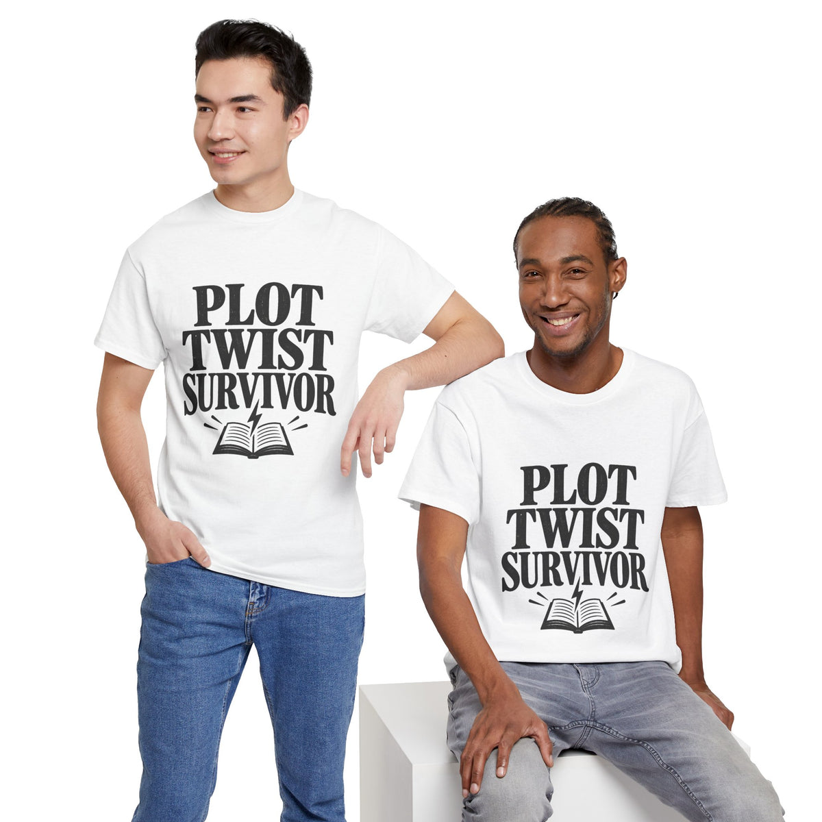 Plot Twist Survivor Book Lover T-Shirt