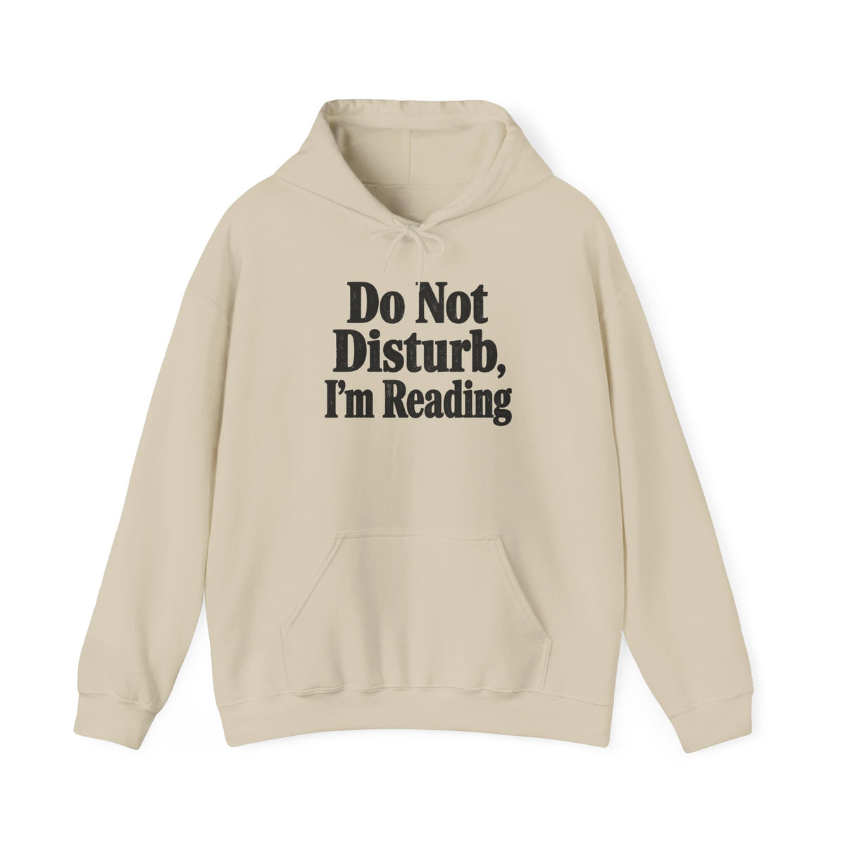 Do Not Disturb, I'm Reading Hoodie – Cozy Book Lover Hooded Sweatshirt